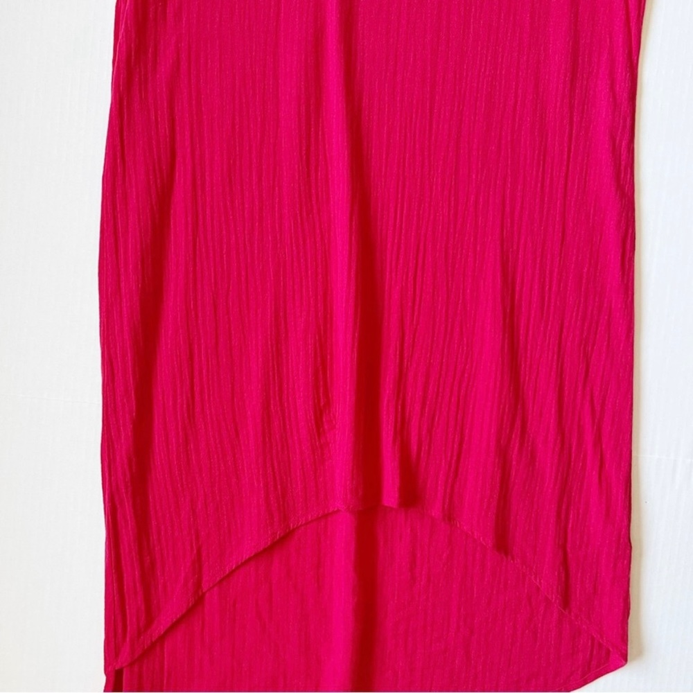 Soft Surroundings Hi Low Cutout Red Dress medium - Picture 4 of 10